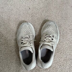 Hoka Athletic Shoes in Light Gray